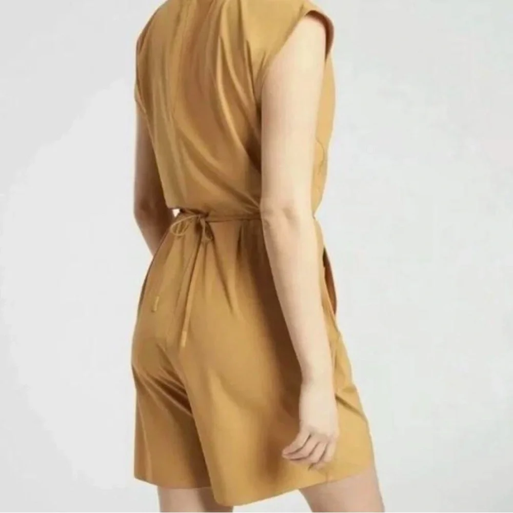 Athleta Mustard Yellow Romper - Picture 3 of 7